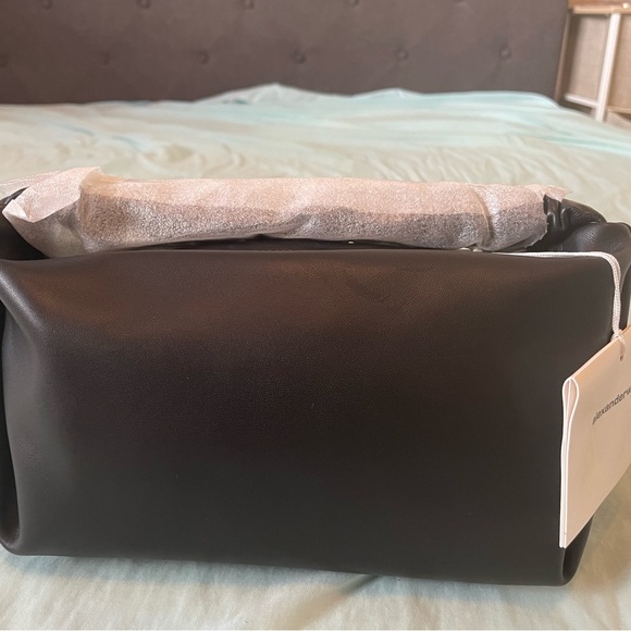 Alexander Wang Scrunchie Mini Bag - Black Leather - Picture 1 of 9